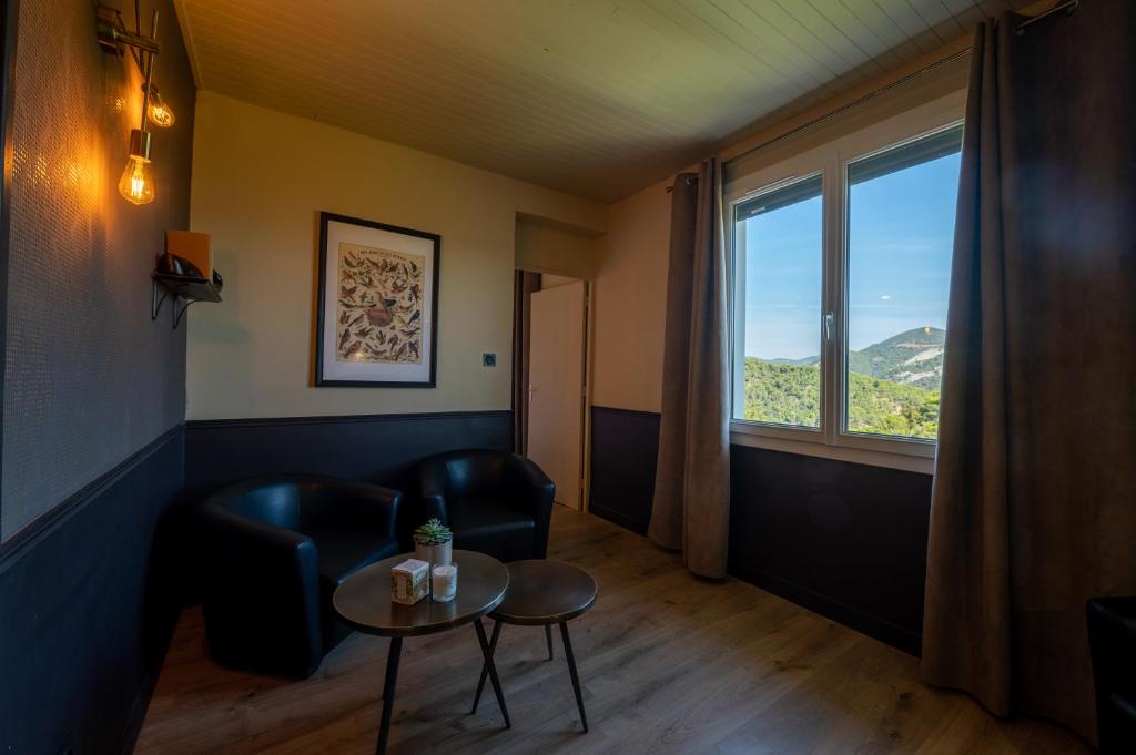 Logis Hôtel Restaurant Le Plantevin - Suite Comfort Con Vista Panoramica
