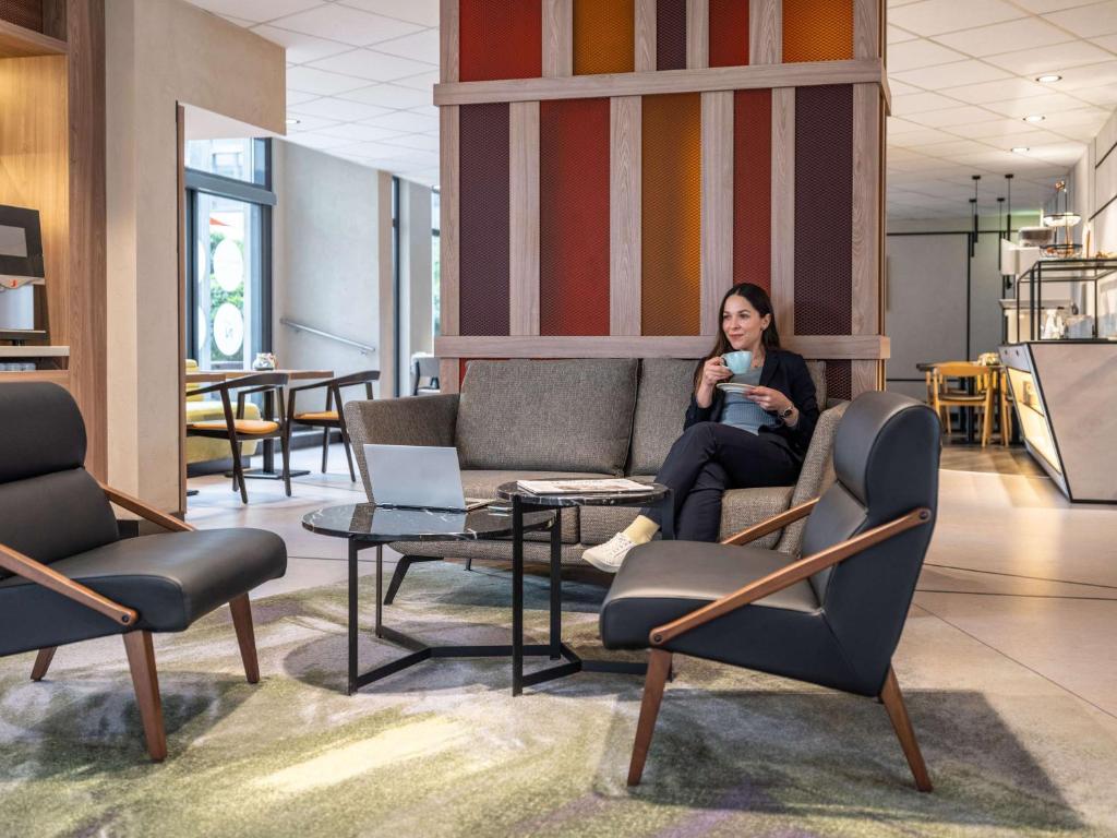 Posezení v ubytování Novotel Suites Wien City Donau