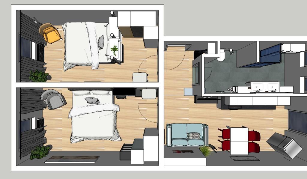 Studio Brunhilde - Messe Graz - 59 m²