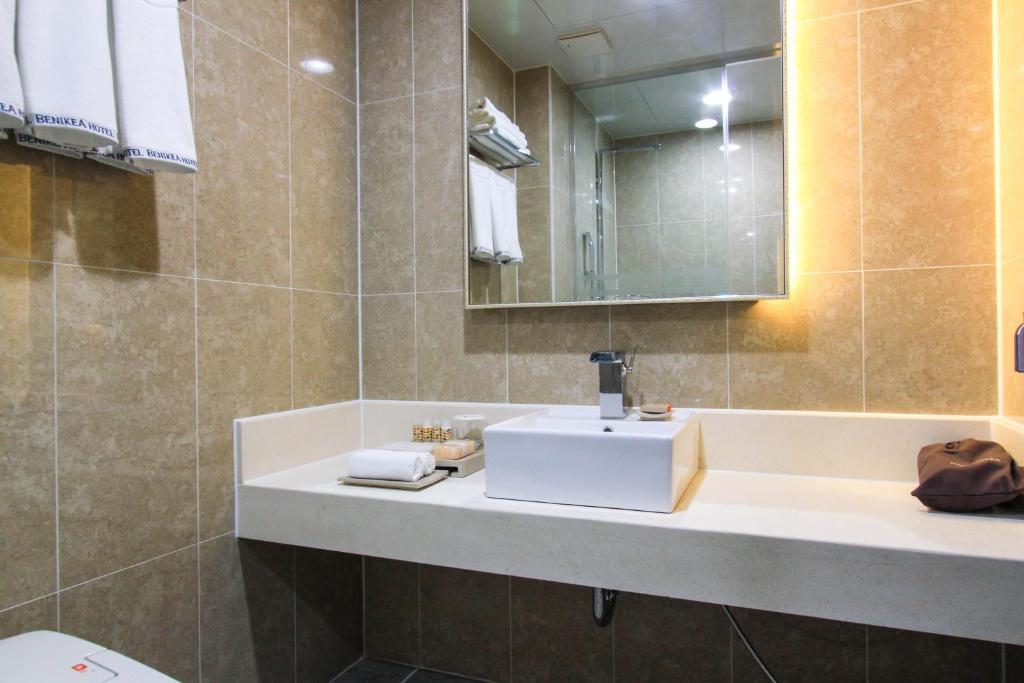 Koupelna v ubytování Benikea Hotel Haeundae