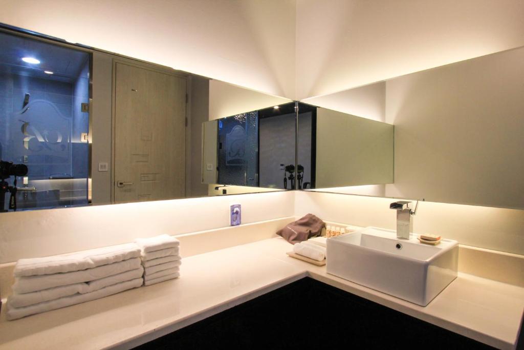 Koupelna v ubytování Benikea Hotel Haeundae