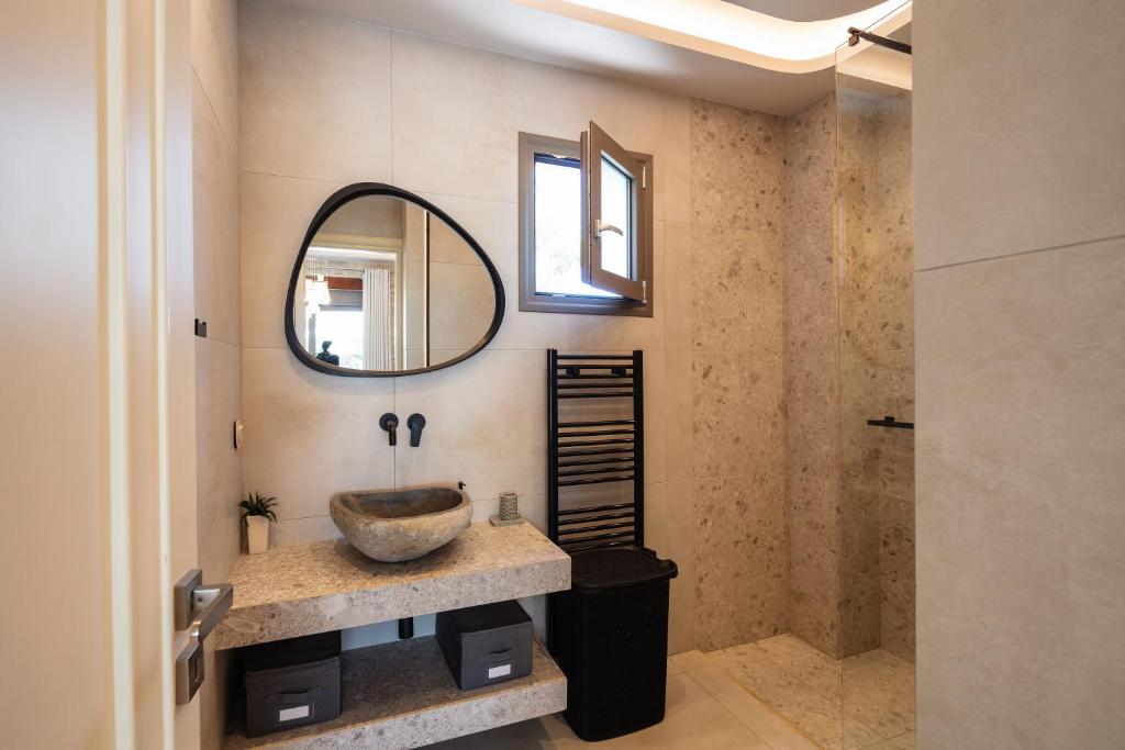Koupelna v ubytování Casa Rizzato
