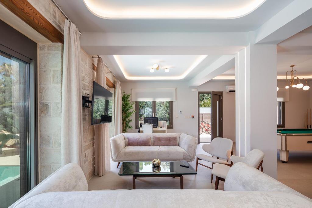 Posezení v ubytování Casa Rizzato