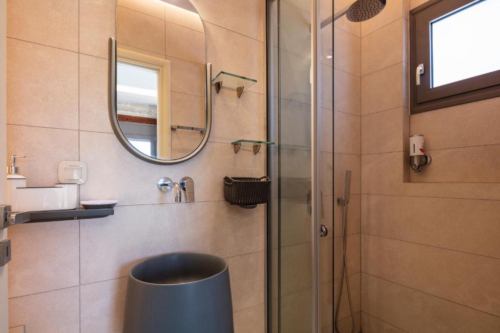 Koupelna v ubytování Casa Rizzato