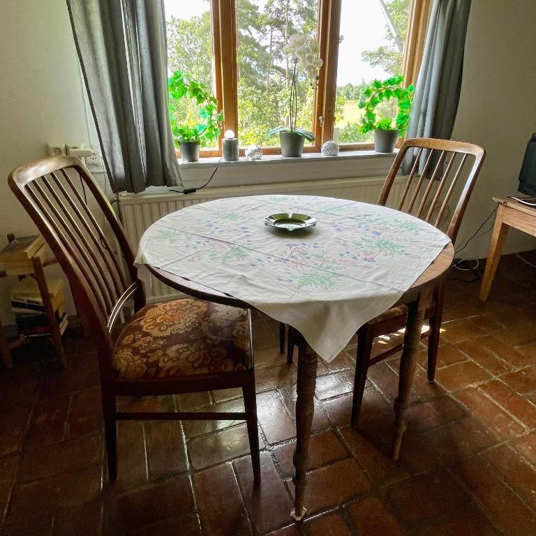 Posezení v ubytování Klefstad gård