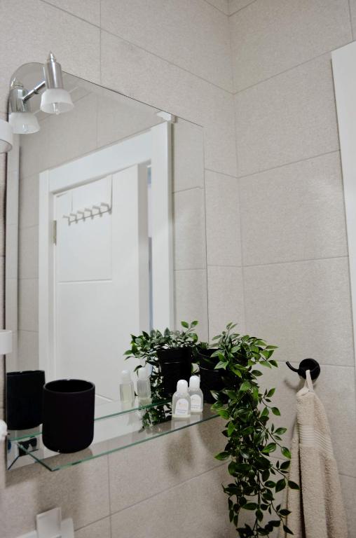 Koupelna v ubytování Penthaus apartman NOVAK