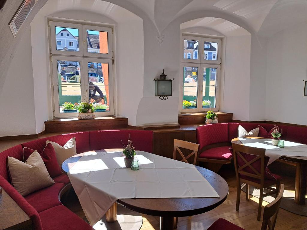 Posezení v ubytování Brauhotel Weitra