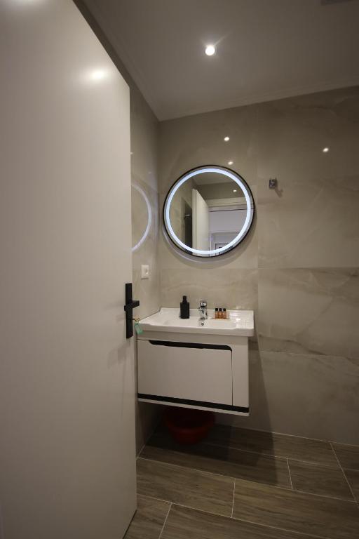 Koupelna v ubytování Klea Rooms