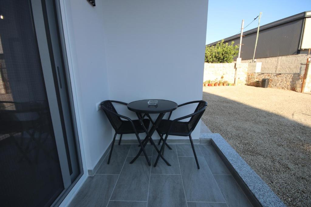 Patio nebo venkovní prostory v ubytování Klea Rooms