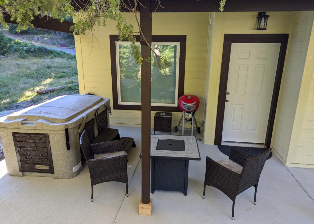Patio nebo venkovní prostory v ubytování Gnome Home