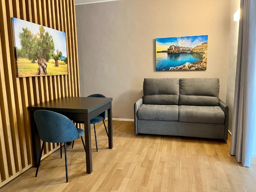 Posezení v ubytování Loft House Bari