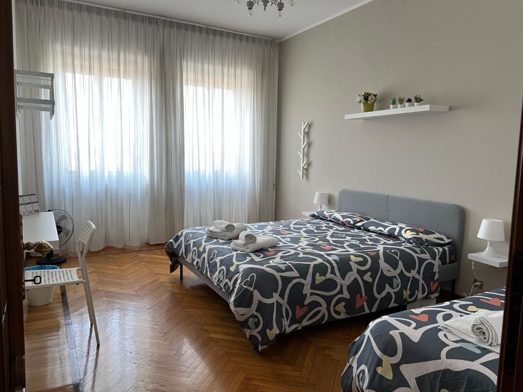 Postel nebo postele na pokoji v ubytování Bed2Go Botticelli