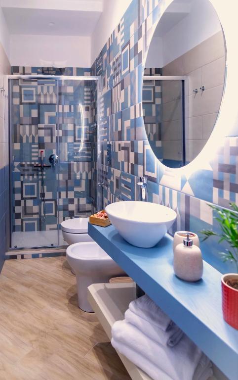 Koupelna v ubytování Maison Matie B&B Ercolano