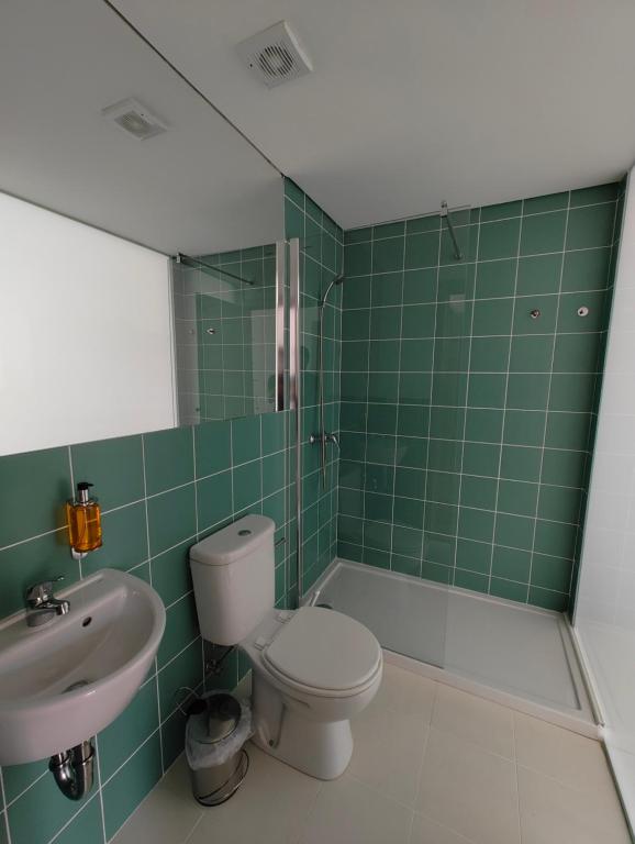 Koupelna v ubytování Urbe Sanchina - Hostel & Suites