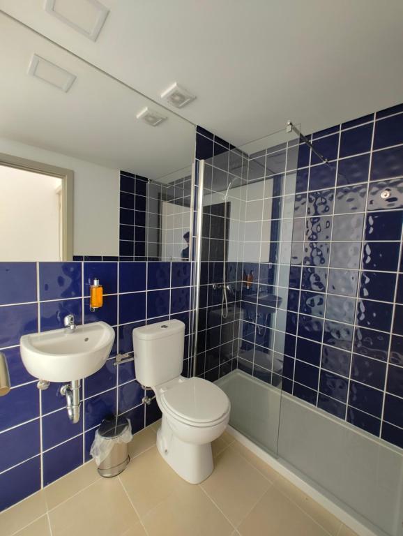 Koupelna v ubytování Urbe Sanchina - Hostel & Suites