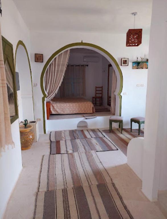 Postel nebo postele na pokoji v ubytování Résidence Ulysse Djerba