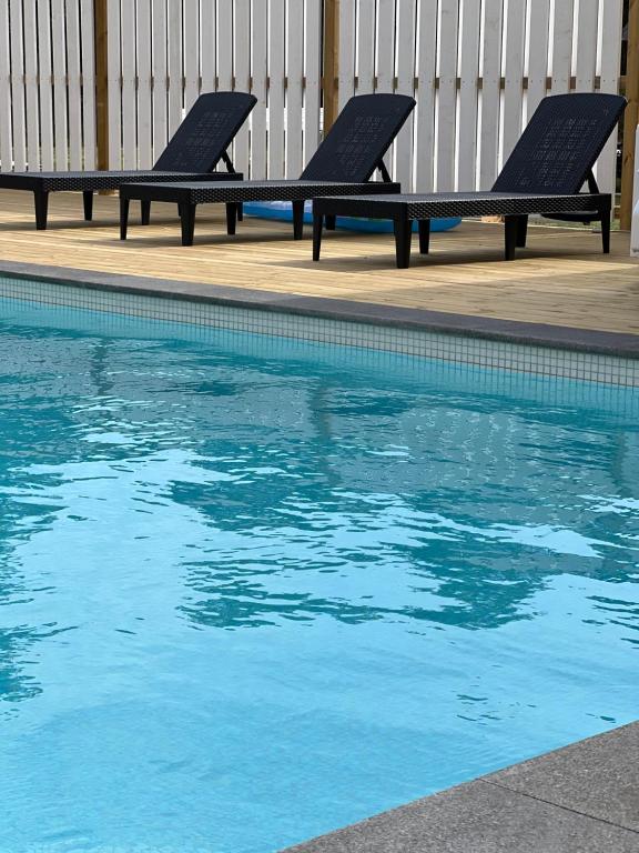 Bazén v ubytování Böda Hotell nebo v jeho okolí