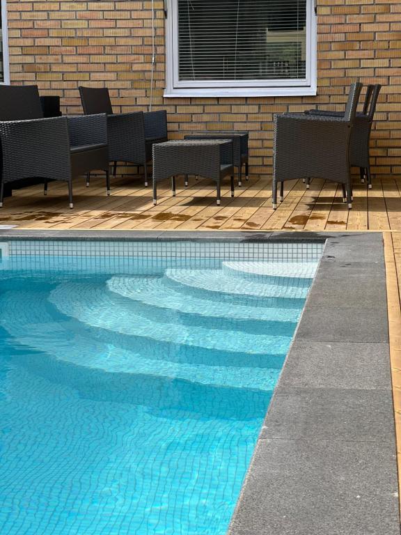 Bazén v ubytování Böda Hotell nebo v jeho okolí