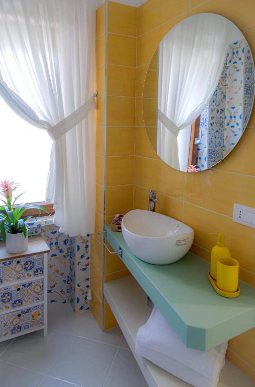 Koupelna v ubytování Maison Matie B&B Ercolano