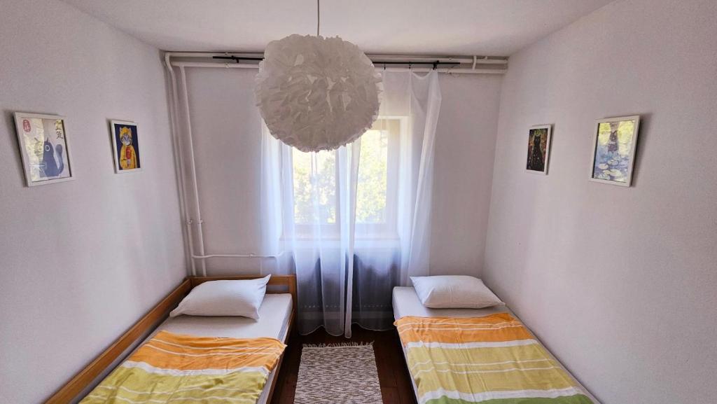 Postel nebo postele na pokoji v ubytování Ciao Bambino!
