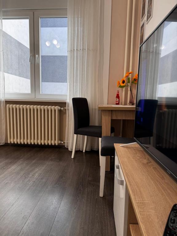 TV a/nebo společenská místnost v ubytování Post apartmani A-1
