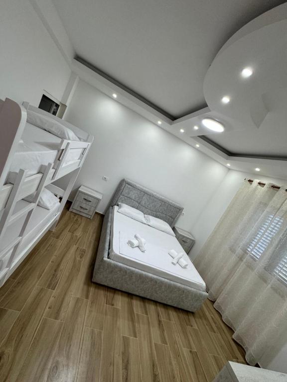 Postel nebo postele na pokoji v ubytování Restorant Hotel Niku