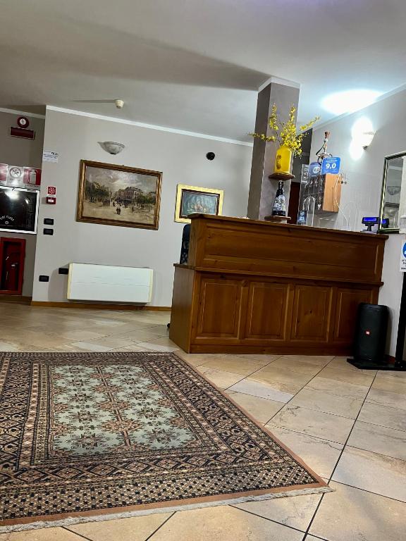 Kuchyň nebo kuchyňský kout v ubytování Albergo quatro pini