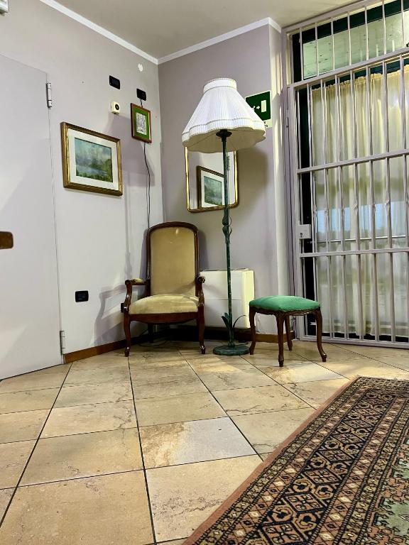 Posezení v ubytování Albergo quatro pini
