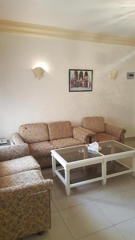 Posezení v ubytování Al Khaleej Hotel Apartments