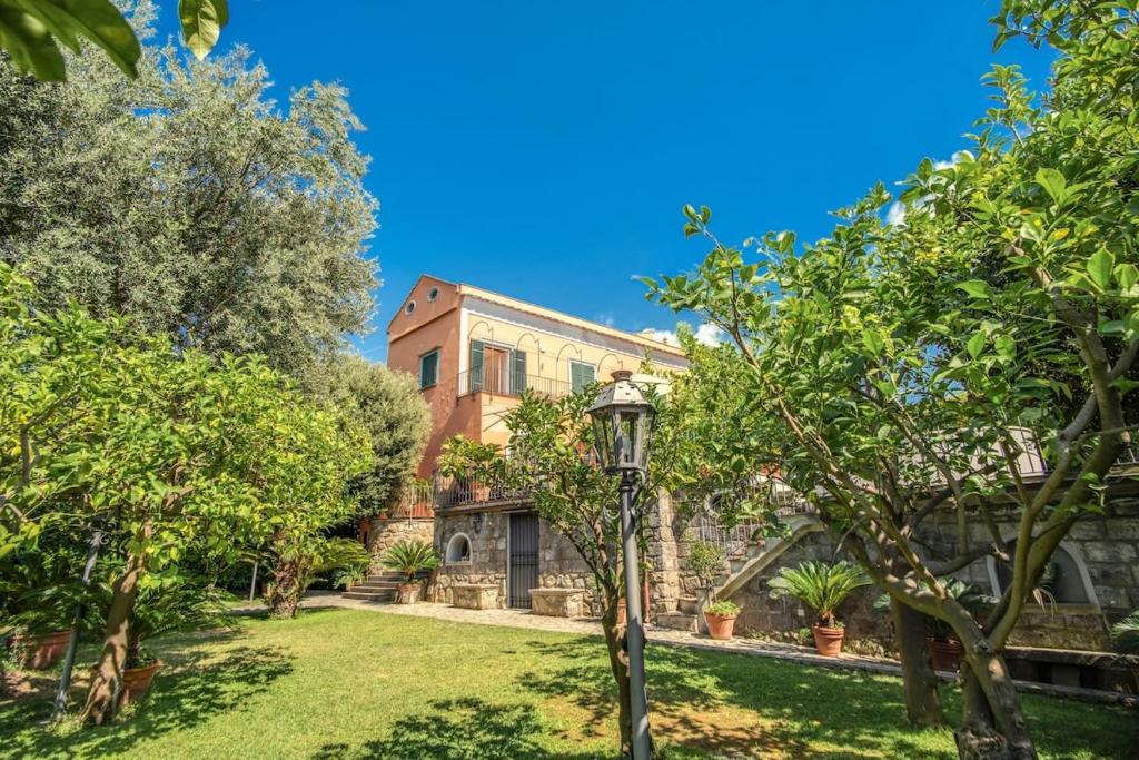 Vonkajšia záhrada v ubytovaní Villa Lucia