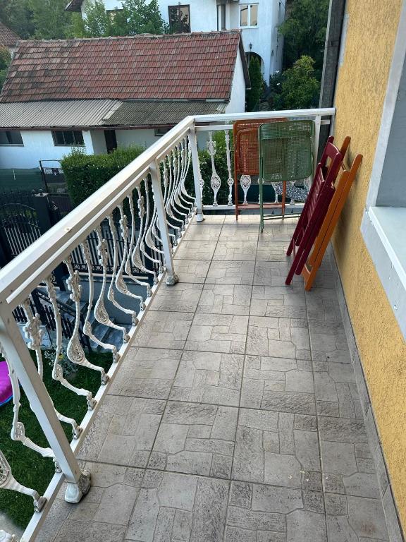 Balkón nebo terasa v ubytování Apartman Fenix 2