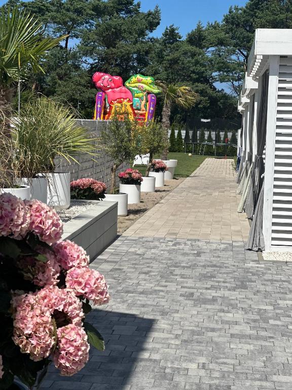 Vonkajšia záhrada v ubytovaní Silver Park Resort 10m do plaży
