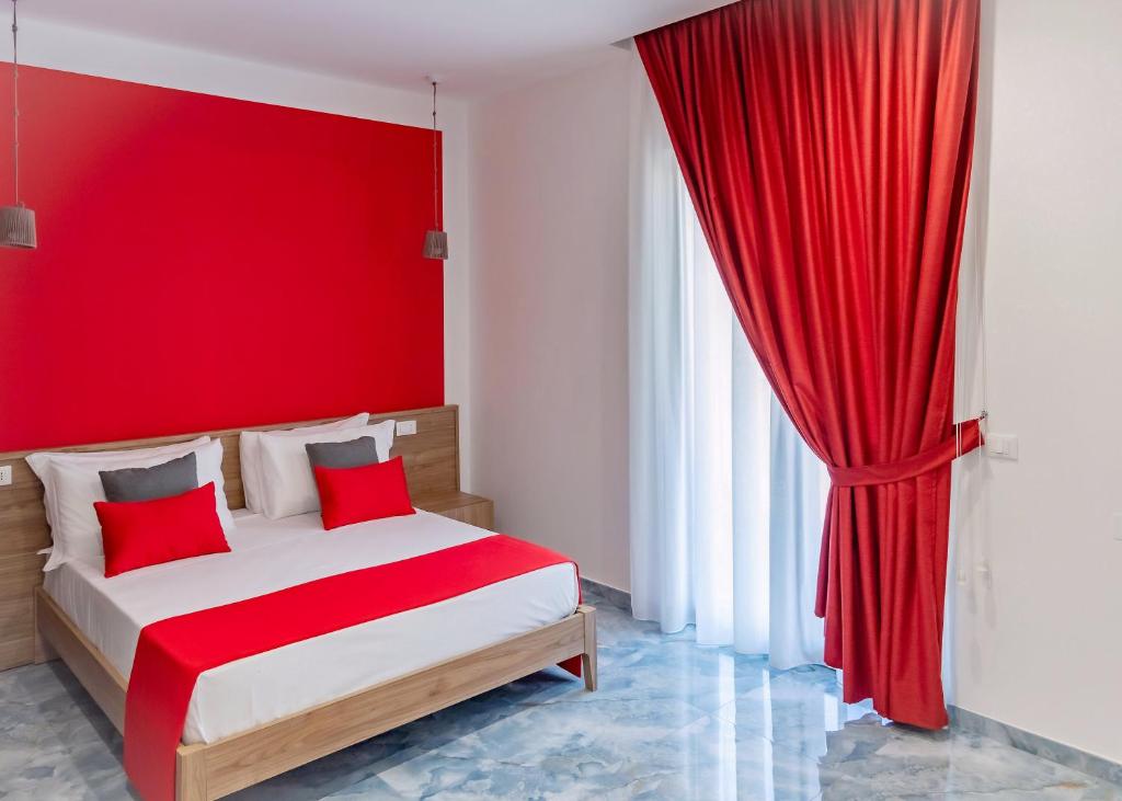Postel nebo postele na pokoji v ubytování Maison Matie B&B Ercolano