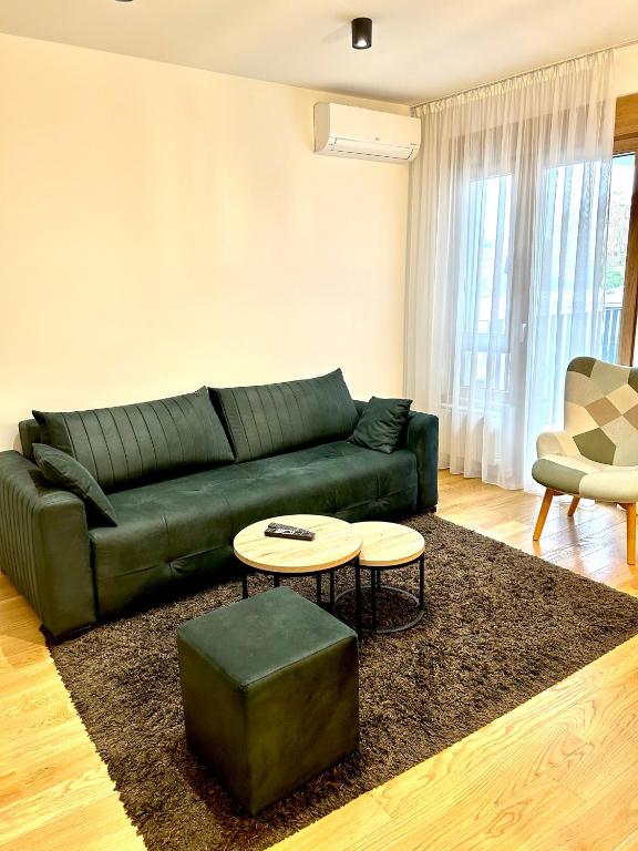 Posezení v ubytování Bulevard Luxury Suites
