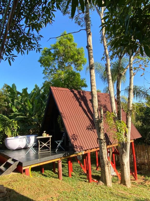 Zahrada ubytování Glamping Pousada Lagoa Seca