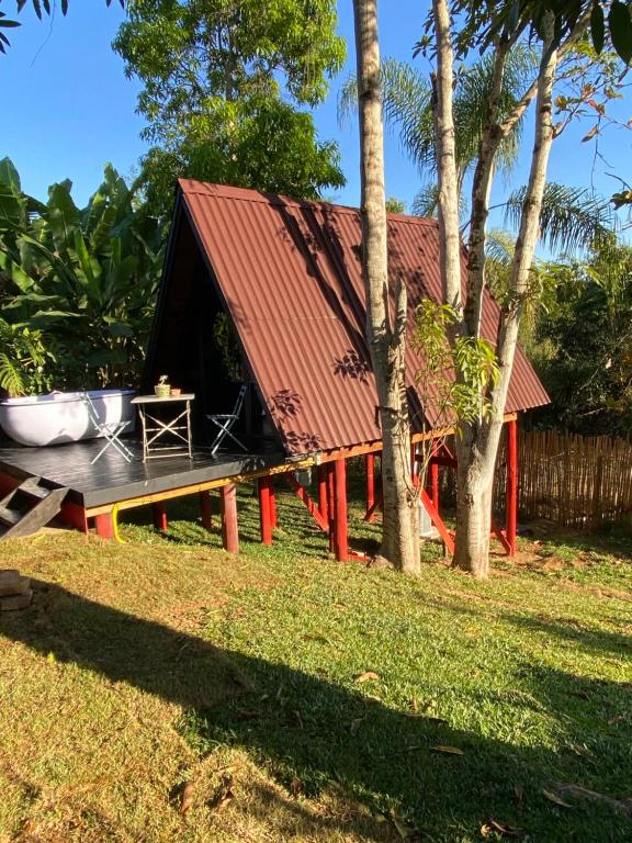 Zahrada ubytování Glamping Pousada Lagoa Seca