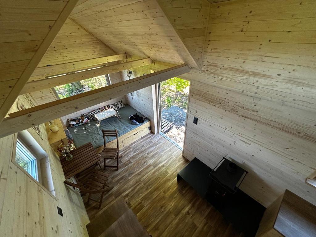 Posezení v ubytování FAJNhaus