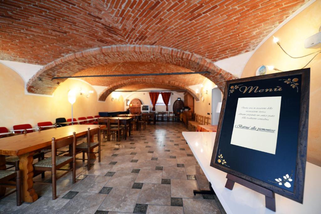 Restaurace v ubytování Albergo Venaria Reale da Matteo