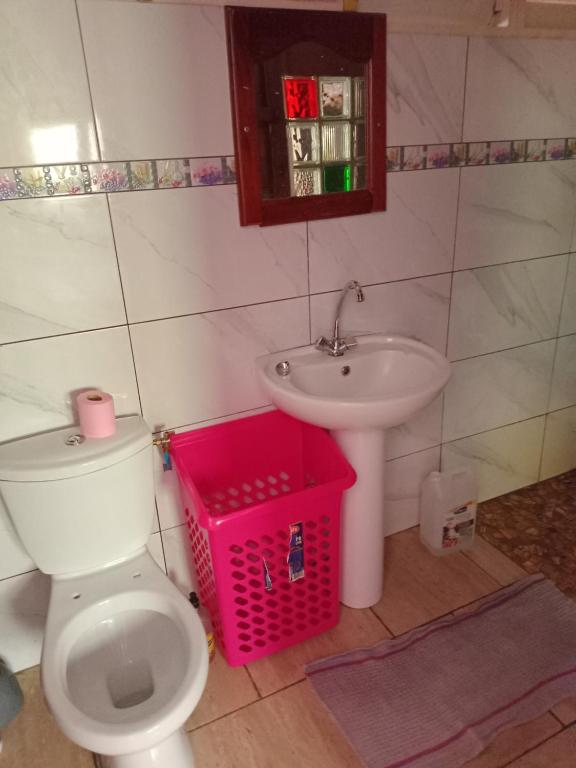 Koupelna v ubytování Petit MADRAS