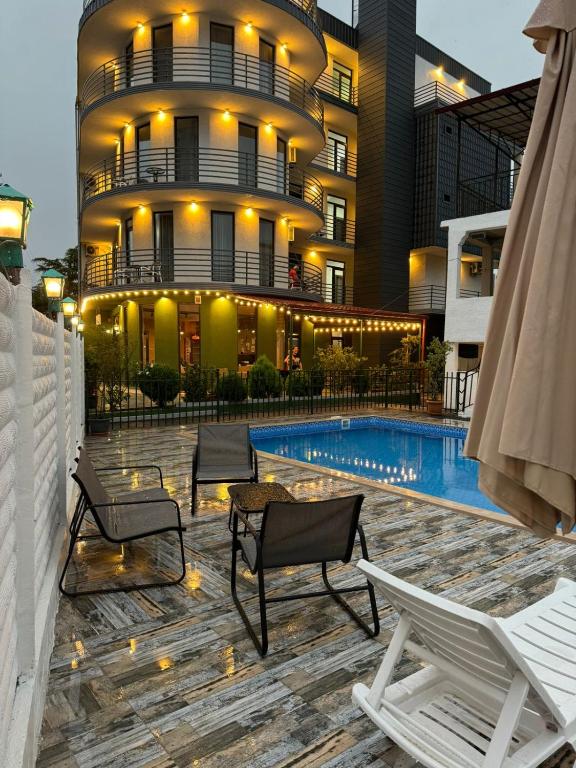 Πισίνα στο ή κοντά στο Hotel General Tso Kobuleti