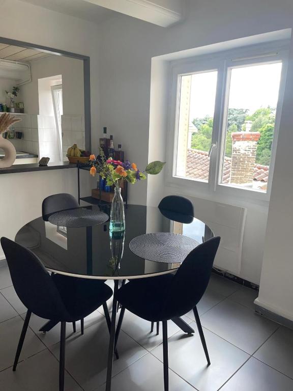Posezení v ubytování Residence MH Lyon