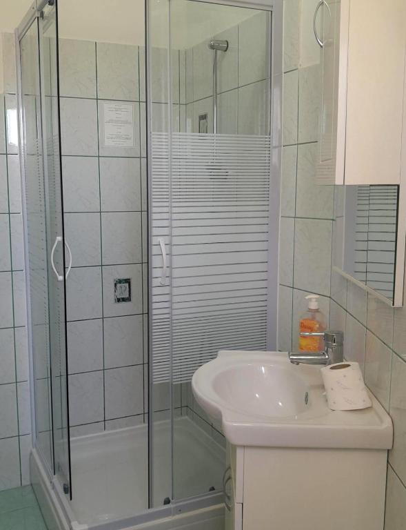 Koupelna v ubytování Apartments with parking spaces Zman, Dugi otok - 449