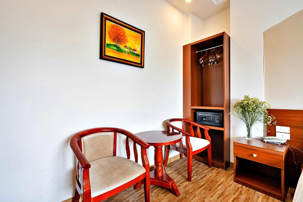Posezení v ubytování HANZ Ami Central Hotel