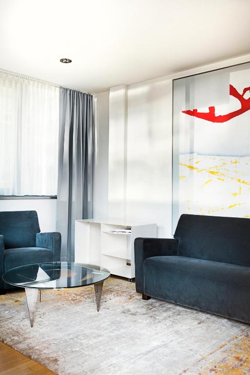 Istumisnurk majutusasutuses Augarten Art Hotel, a Member of Design Hotels