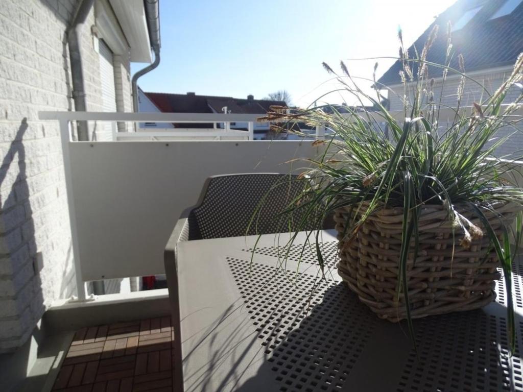 Balkón nebo terasa v ubytování Küstenperle
