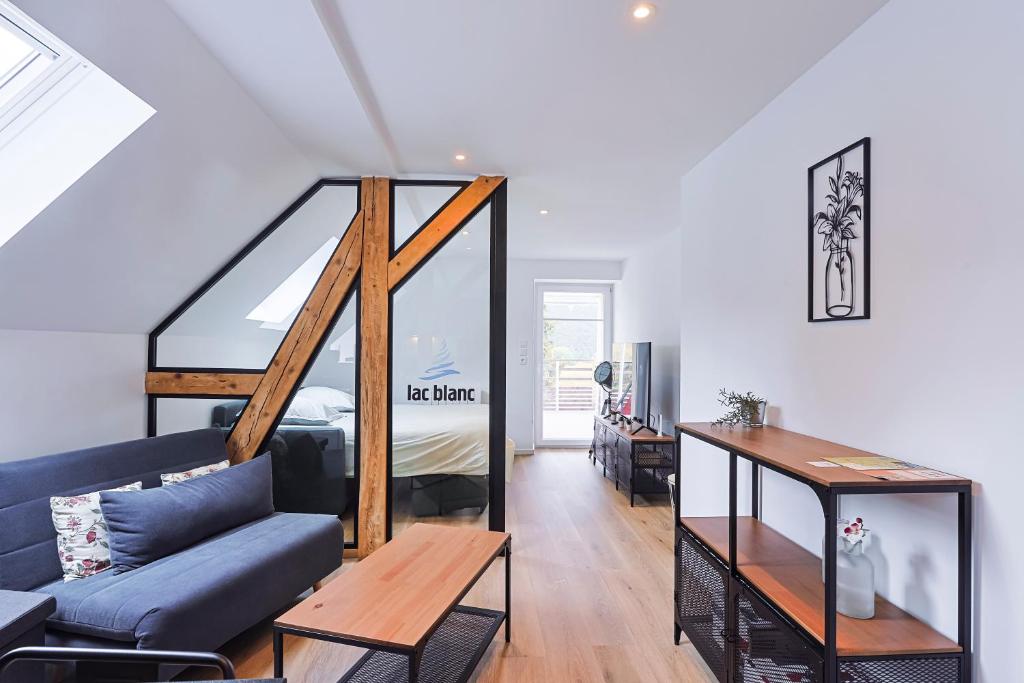 Posezení v ubytování Appartements Les Vosges
