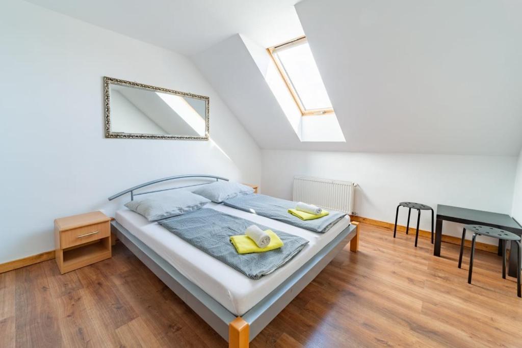 Postel nebo postele na pokoji v ubytování Hotel Palazzo
