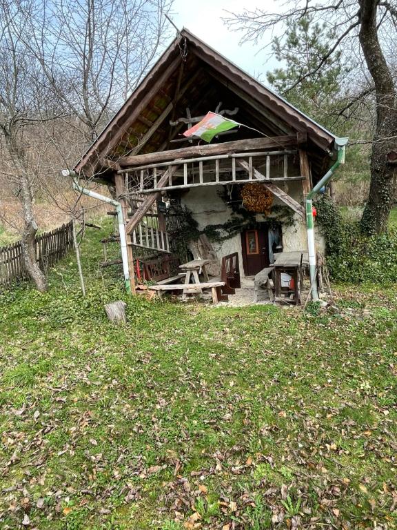 Zahrada ubytování Stupa-Rezi-Tatika-Haz