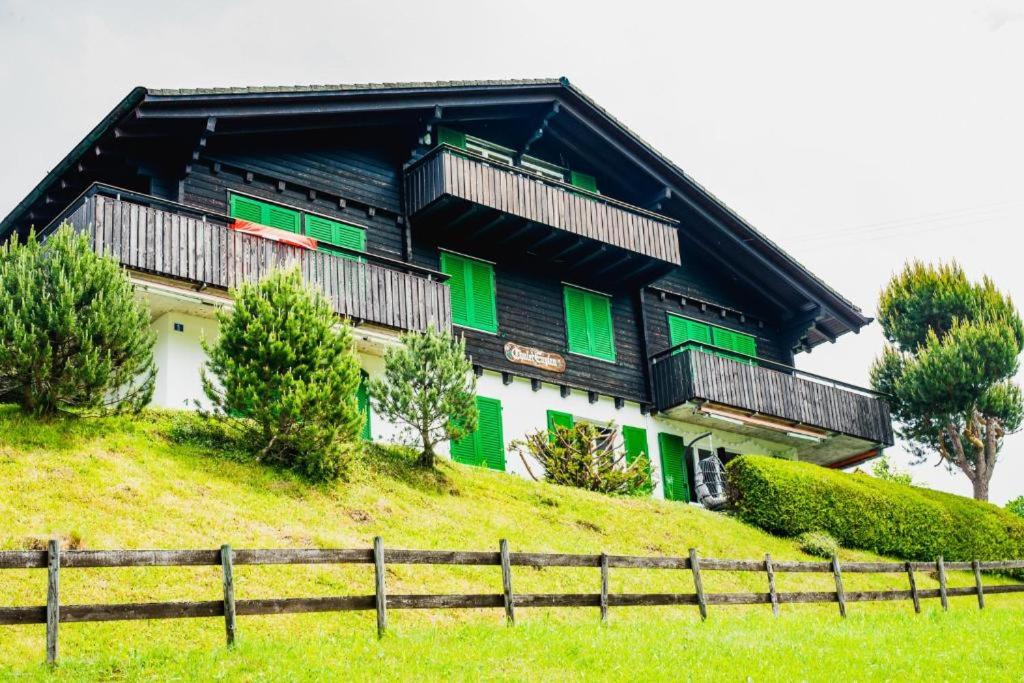 Zahrada ubytování Cozy Chalet Bergblick