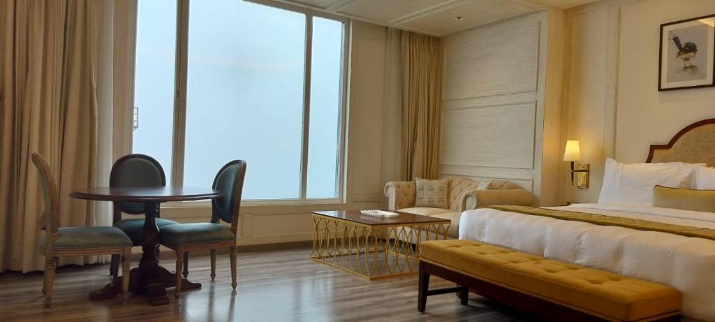 Postel nebo postele na pokoji v ubytování Hotel Greenberry Narkanda